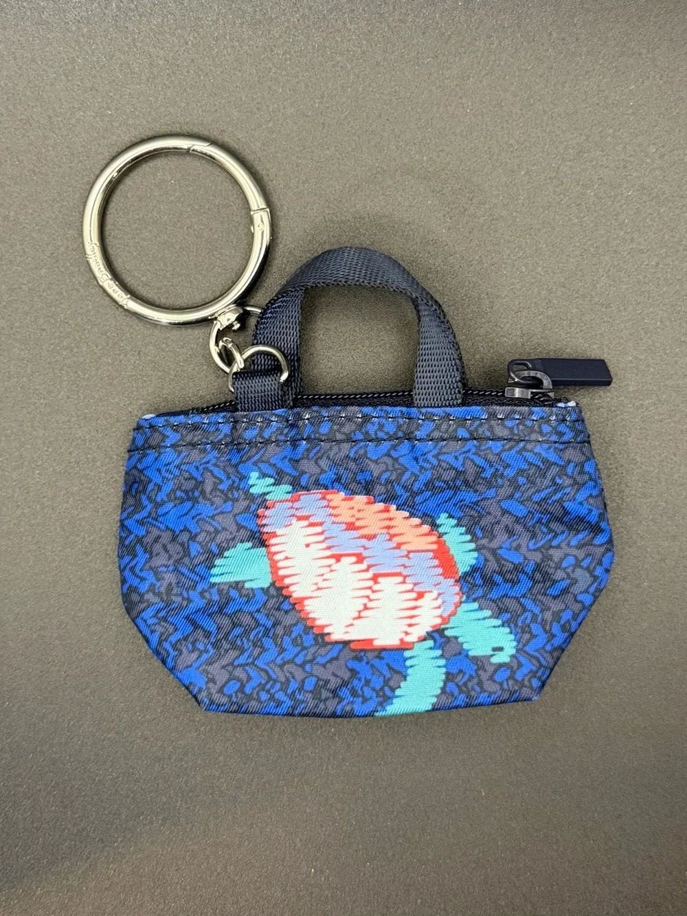 Vera Bradley Shore Thing Collection Sea Turtle Mini Bag Charm/Keychain BNWOT